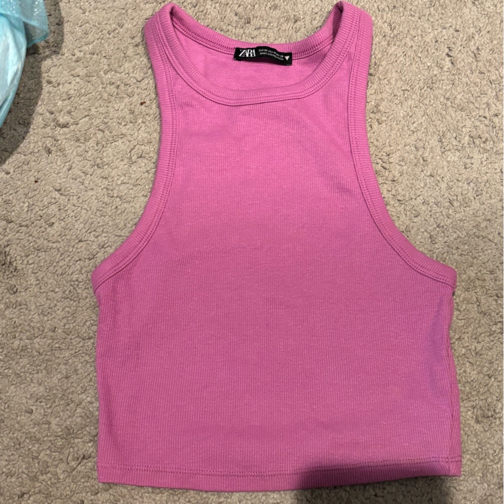 Zara ribbed cropTop